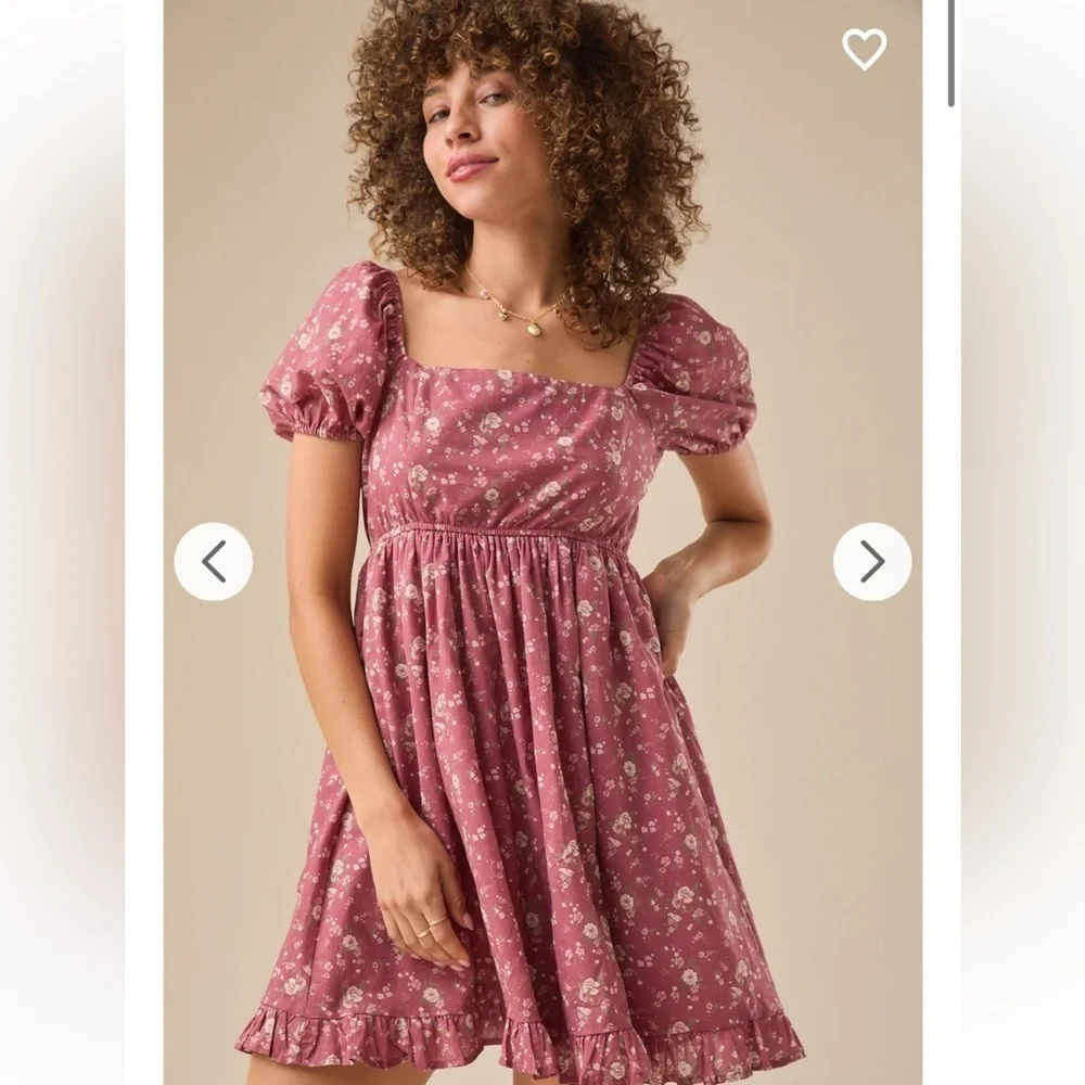 New with tags Altar’d state caitie floral babydoll dress